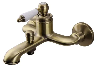 Obrázok produktu pre Kúpeľňová batéria, klasický dizajn, bronzová farba, séria Heritage Manor, model BN-3001-HM, značka Aquanello