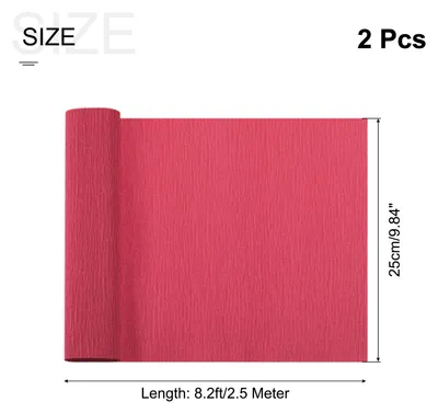 Produktbild von 2 Stš¹ck Krepppapier Grasgrš¹n, 2.3 m ¡Á 50 cm Floristen Krepp Papier Bunt fš¹r Handwerke, Party, Schulpapier, Kr?uselpapier, Verpackung, Blumen DIY
