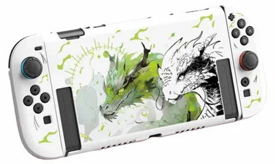 Immagine prodotto di Per Nintendo Switch 2 cover protettiva flessibile in TPU con design a forma di drago