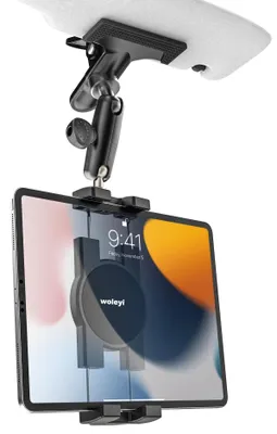 Produktbild von Tablet-Halter für das Auto, Sonnenschutzklappe - Stabil und verstellbar