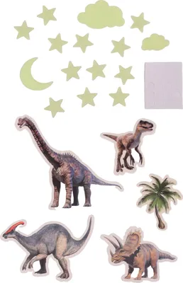 Image de Glow in the Dark Dino Muurstickers