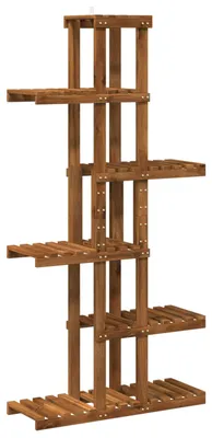 Produktbild von vidaXL Pflanzenständer Natur 68 x 23,5 x 140 cm Massivholz Akazie