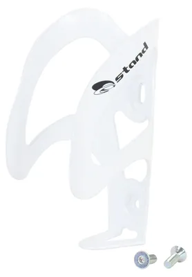 Produktbild von Flaschenhalter aus Aluminium, 49 g, matt Schwarz oder Weiß für Fahrrad und E - Bike, Farbe:Weiß