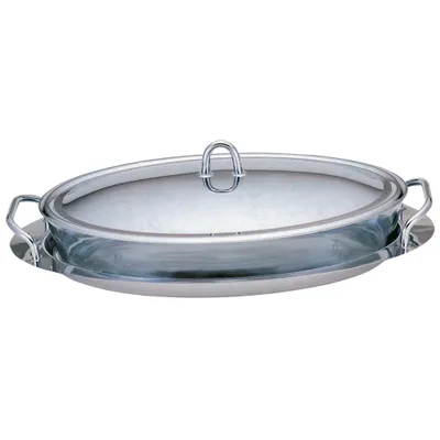 Immagine prodotto di Ciotola da portata in acciaio inox / vetro 3 L BERLINGERHAUS BH-1385