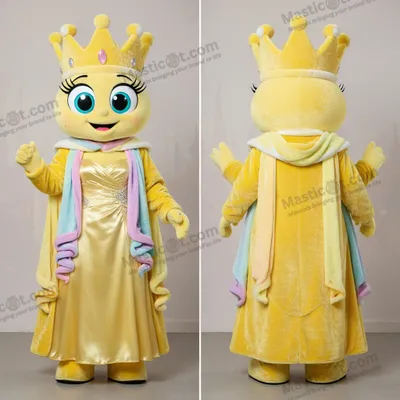 Image de Roi Mascotte MASTICOT Jaune Citron Régal