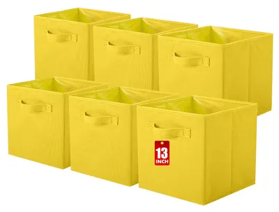 Produktbild von Set aus 6 Faltbaren Aufbewahrungsboxen für Kleidung und Spielzeug