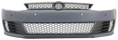 Image de Pare-chocs avant pour VW Jetta Mk6 VI (2011-2014), avec calandre, antibrouillards et style GLI/GTI.