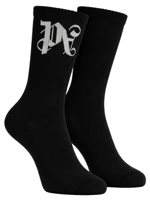 Produktbild von Palm Angels Herren-Baumwollsocken, lang, PMRA001E23FAB0021001