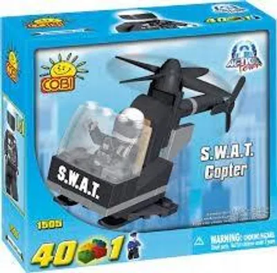 Produktbild von Cobi Action Town Polizei Hubschrauber 1505 21 Teile