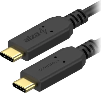 Image de AlzaPower Core USB-C vers USB-C 3.2 Gen 1 100W 1m noir