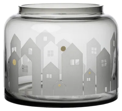 Obrázok produktu pre Räder Wintervase Häuser D.19cm, H.15,5cm