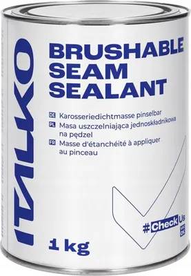 Produktbild von ITALKO Dichtmasse Grau 1kg zum Auftragen mit Pinsel – elastisch, haftstark, lösungsmittelverdunstend, für Karosserie & Metall