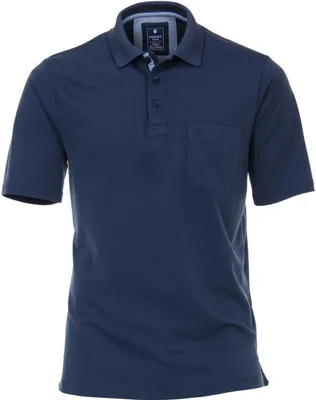 Produktbild von REDMOND Casual Herren Polo-Shirt Kurzarm Regular-Fit Jersey Marine 6XL