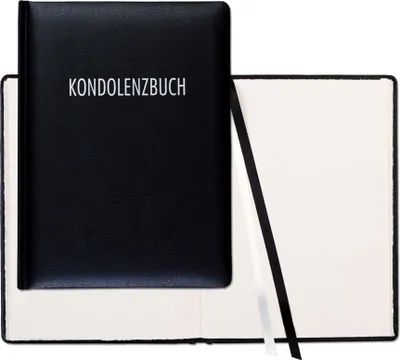 Produktbild von Güss Kondolenzbuch 30 S. Leder 27x205cm
