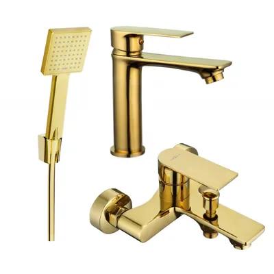 Obrázek produktu pro Mexen Royo R45 vanová sada, Zlatá - 72203R45-50