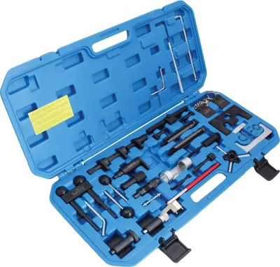 Immagine prodotto di Kit strumenti di bloccaggio di allineamento dell'albero a camme del motore,set messa in fase motore, fasatura motori VW Audi Seat Skoda 1.2 1.4 1.6 1.9 2.0 2.5 3.3 diesel e benzina