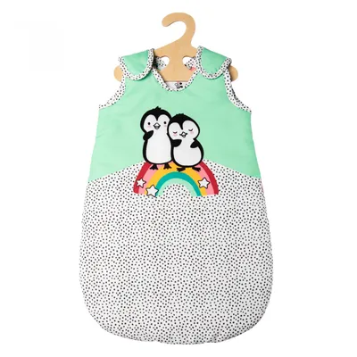 Image de Sac de couchage pour poupées Pingouin, 35-45 cm