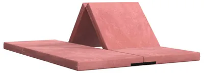 Immagine prodotto di Divano letto pieghevole vidaXL, 140 x 67 x 15 cm, rosa