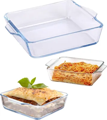 Produktbild von Kleine Auflaufform - Borosilikatglas - hitzebeständig - 1 Stück