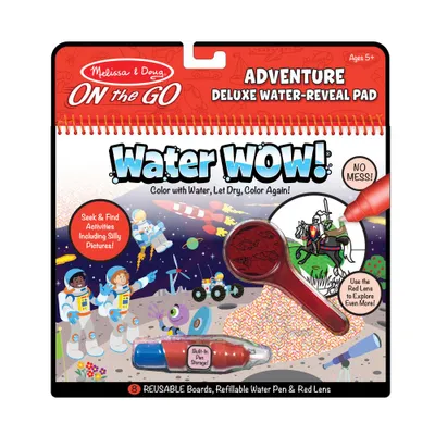 Produktbild von Melissa & Doug Aquarellbuch Water Wow Adventure + Lupe