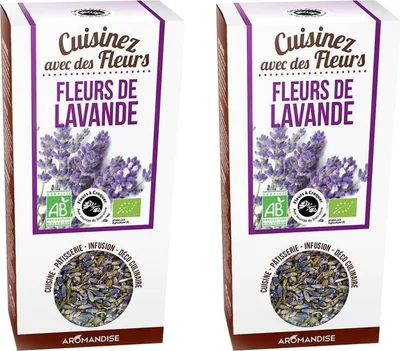 Zdjęcie produktu dla Jadalne kwiaty organiczne - Kwiaty lawendy 80 g