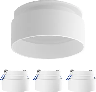 Produktbild von SSC-LUXon 4er Set Einbau Deckenstrahler Sudara mit indirektem Licht Fassung für GU10 oder Module - Design Einbauspot weiß