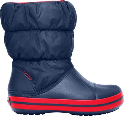 Produktbild von CROCS WINTER BOOT Kinderschneestiefel navy blau und rot 28,5