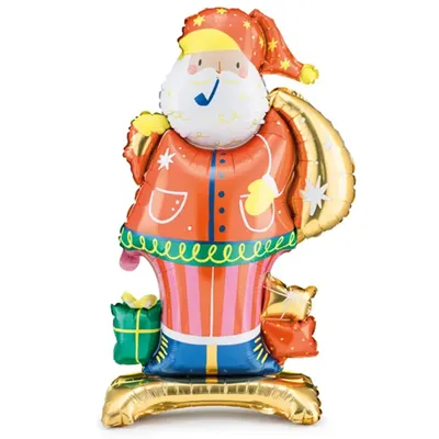 Image de Ballon de Noël Père Noël debout 63x106cm