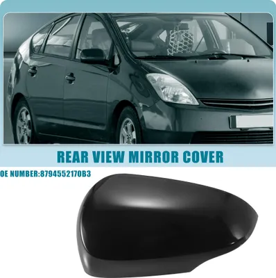 Image de Coque De Rétroviseur Extérieur Gauche Pour Toyota Prius C 2012-2018 Noir Sans Peinture