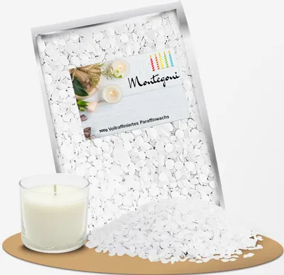 Image de Cire de paraffine pour bougies 900g, cire pour bougies, granulés de cire pastilles, cire pour bougies à mouler