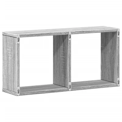 Produktbild von vidaXL Wandschrank 60x16x30 cm Grau Sonoma Holzwerkstoff