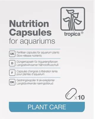 Produktbild von 10 Tropica Düngerkapseln Nutrition Capsules - Düngung für Aquarienpflanzen