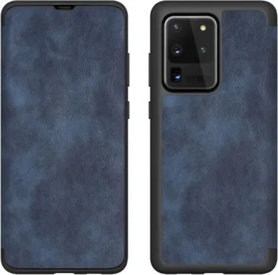 Productafbeelding van Beline telefoonhoesje met portemonnee voor Samsung Galaxy S21, blauw. Beschermende hoes, etui
