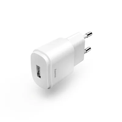 Zdjęcie produktu dla Hama 00183262, Wewnętrzna, Prąd przemienny, 5 V, 1,2 A, Biały
