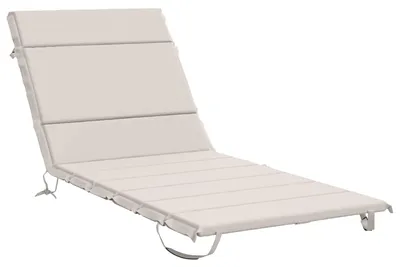 Zdjęcie produktu dla Poduszka do leżaka GEMERT, 100% poliester, biała, 200 x 80 x 3 cm