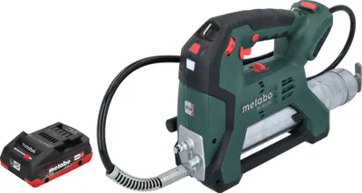 Immagine prodotto di Pompa per grasso a batteria Metabo FP 18 LTX 18 V 690 bar + 1x batteria LiHD 4,0 Ah - senza caricabatteria