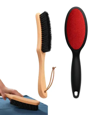 Kleiderbürste 2er-Set, wiederverwendbar, für Anzüge, Kaschmir, Wolle
