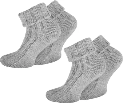 Produktbild von normani 2 Paar Alpaka-Socken mit Umschlag
