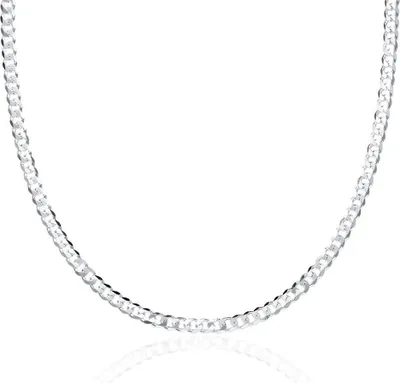 Produktbild von 925 Silber Panzerkette 3mm Damen Herren von JEWLIX PK0030 (45cm)