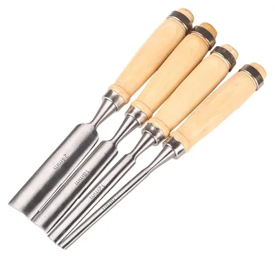 Immagine prodotto di Set di scalpelli in legno con 4 pezzi per intaglio del legno