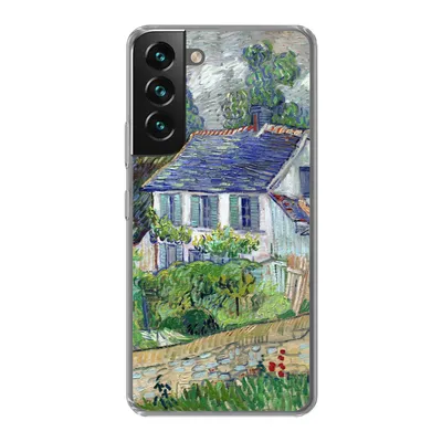 Produktbild von MuchoWow® Handyhülle Schutzhülle Hülle für Samsung Galaxy S22 Haus in Auvers - Vincent van Gogh Silikon Softcase Handy Hülle - Mobiltelefonhülle