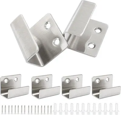 Produktbild von Wandhaken 6er Set - Edelstahl für keramische Fliesen