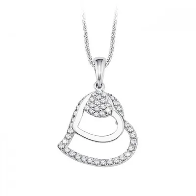 Produktbild von S.Oliver Silber Kette Herz SOJ-0297-N-45