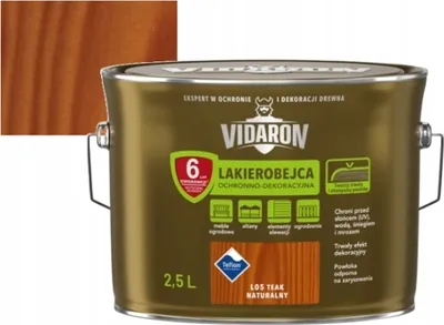 Zdjęcie produktu dla Lakierobejca ochronno dekoracyjna teak naturalny 2,5l