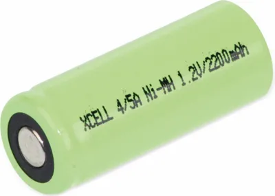 Obrázok produktu pre Nabíjacia batéria XCELL NiMH, priemyselný článok, 4/5 A, plochá, 43x17 mm, 1,2 V/2200 mAh