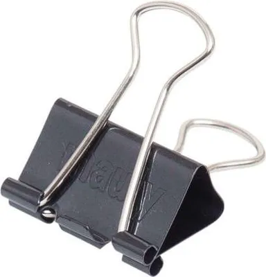 Produktbild von MAUL Foldback-Klemmer mauly® Federstahl Metall 12 Stück 25 mm schwarz