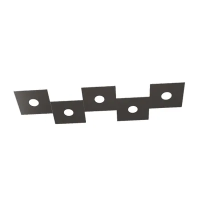 Immagine prodotto di Applique Moderna Eccentric Metallo Marrone 5 Luci Gx53