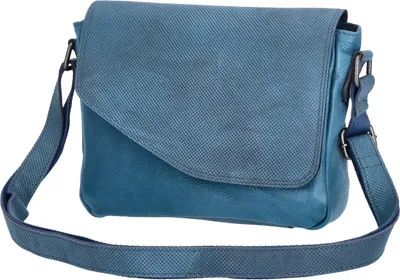 Produktbild von The Skandinavian Brand Damen Leder Umhängetasche  Blue : blau-60 Farbsortierung: blau-60