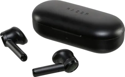 Produktbild von RAZER Hammerhead True Wireless Earbuds - Kabellose Kopfhörer mit Ladecase, Bluetooth 5.0 Auto-Pairing, Wasserbeständiges IPX4-Design, Touch-aktiviert Und Kompatibel Mit Sprachassistenten