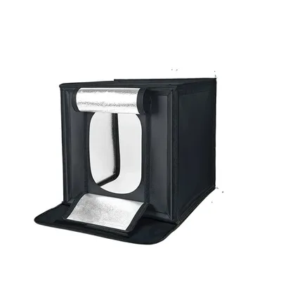 Produktbild von Foto-Lichtbox, LED-Licht, Tischfotografie, 45CMx43CMx43CM
